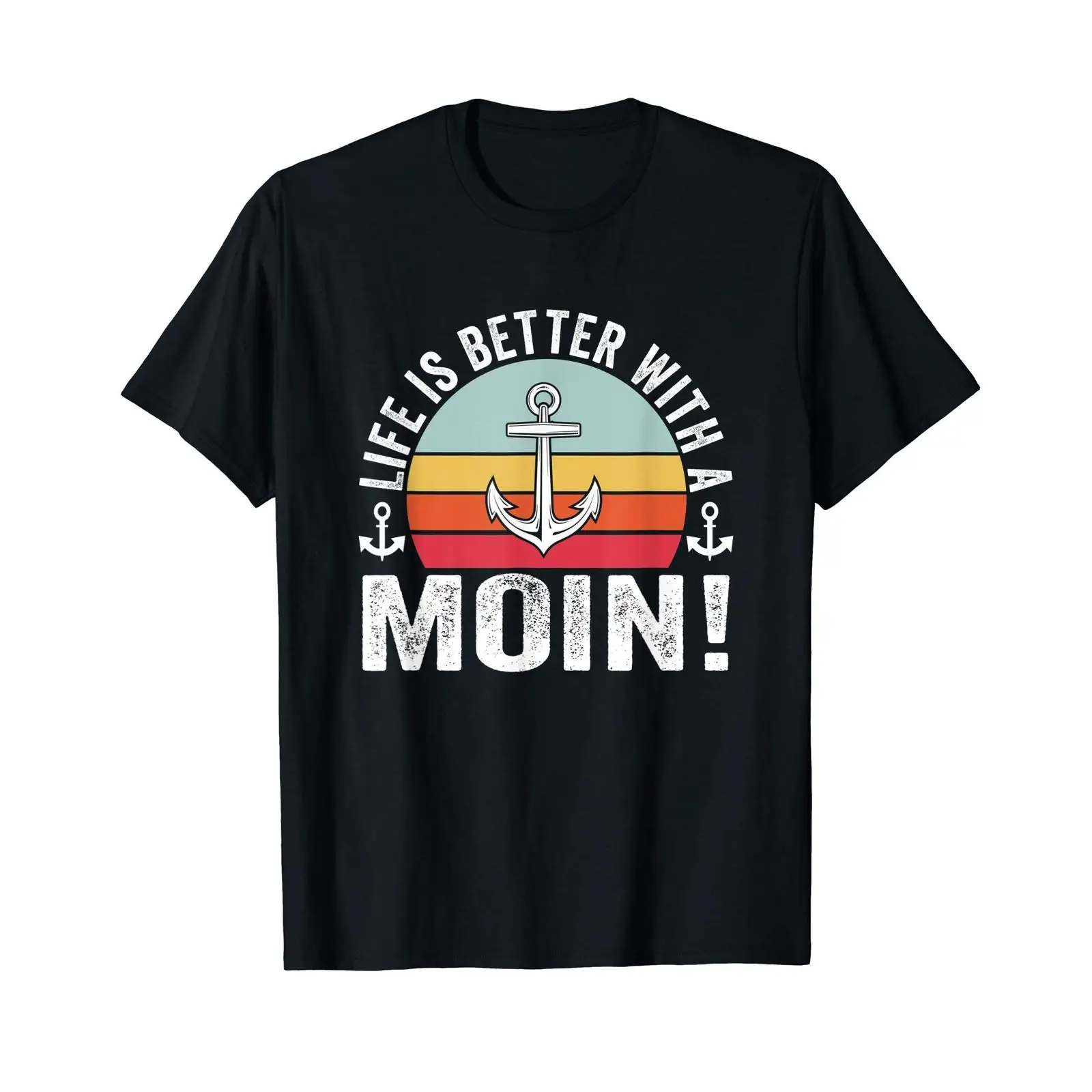 Vintage Fashion Hamburg - T-shirt homme vintage délavé et extensible,