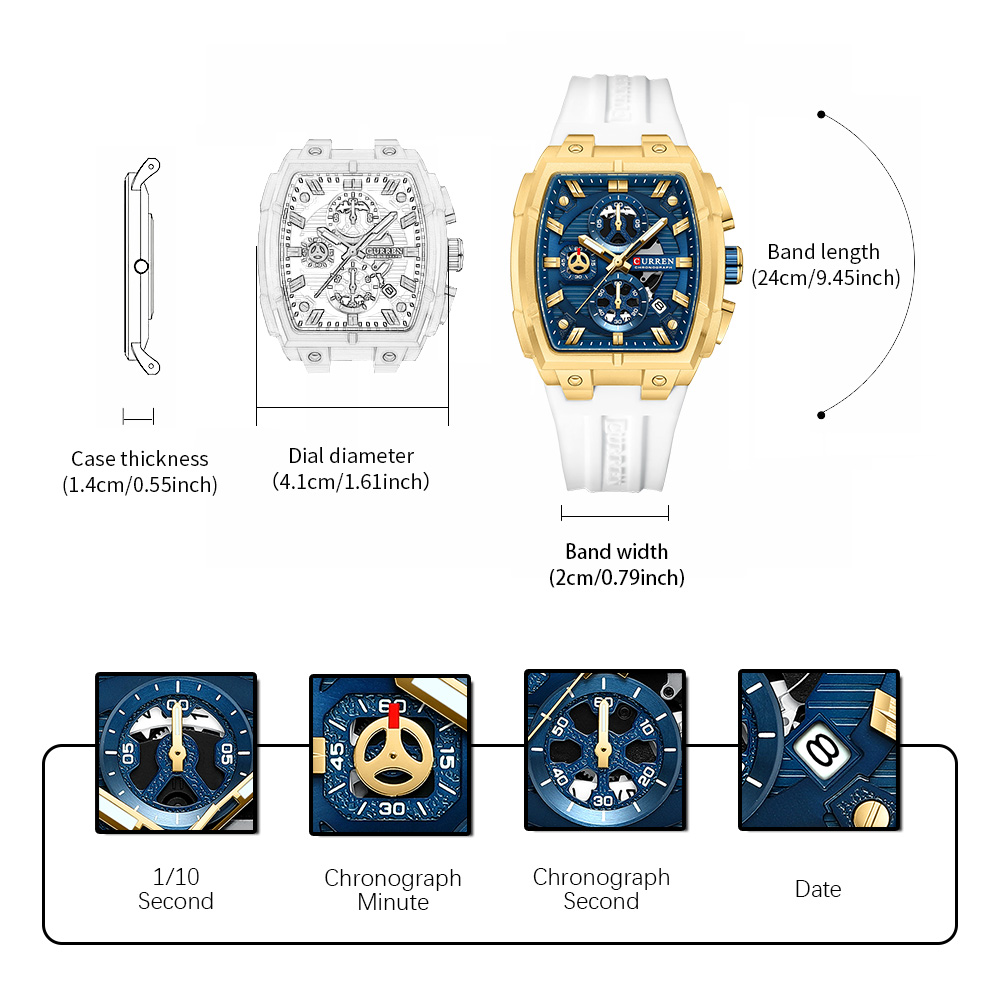 Montre vintage de luxe CURREN  - Vintage Fashion Enthusiasts avis et prix
