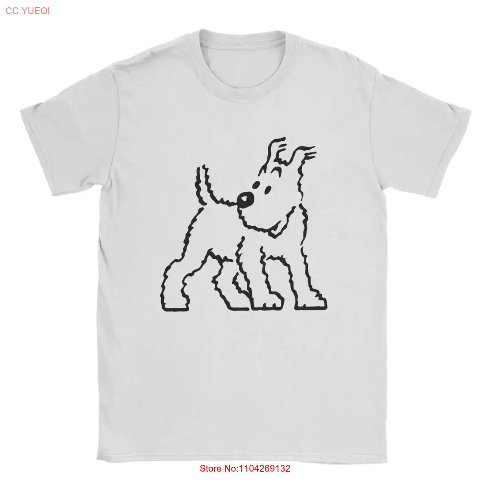T-shirt Snowy Dog Captain Hadd - Vintage Fashion Jersey avis et prix